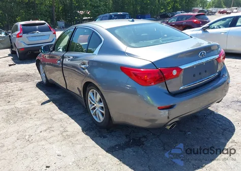 2015 Infiniti Q50 Premium из США, поврежденный, VIN JN1BV7AP0FM357018